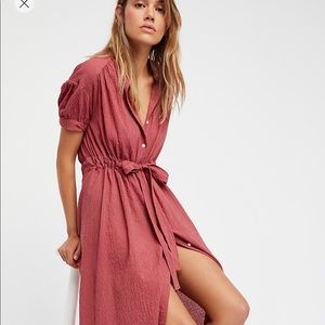 Free people Button up Dress